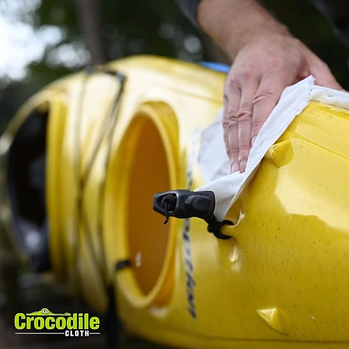 Crocodile Cloth Outdoor Cleaning Wipes ??80 Count Plant-Based Cloths (15"x10"), Skin Safe
