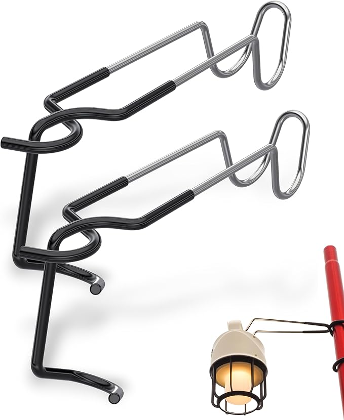 NACETURE Lantern Stand Hook Camping Light Pole – Heavy Duty Camping Lantern Stand Tent Camping