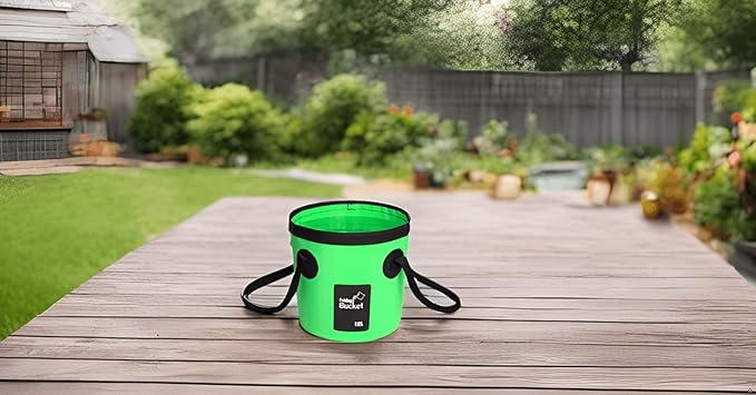 BANCHELLE Collapsible Bucket Water Container Portable Folding Camp Wash Basin for Outdoor Traveling