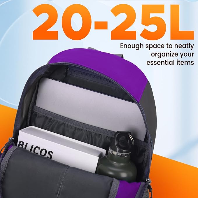 sunhiker Cycling Hiking Backpack Water Resistant Travel Backpack Lightweight SMALL Daypack M0714