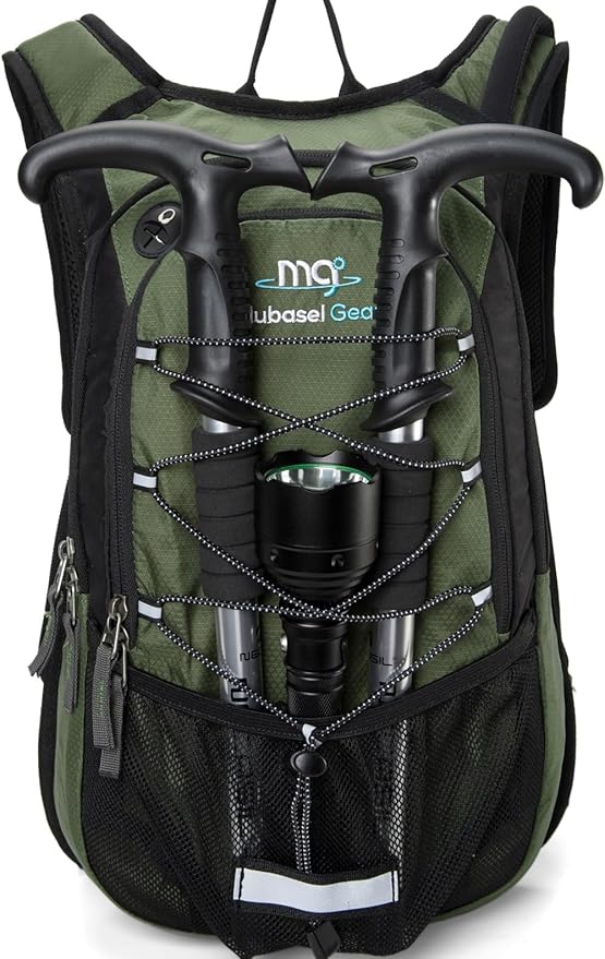 15L Insulated Hydration Backpack Pack with 2L Water Bladder Lightweight Hiking Backpack Bag for