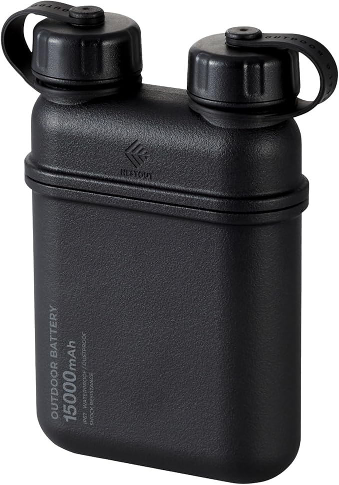 NESTOUT Rugged Power Bank, 15000mAh Outdoor Charger, 32W USB C Fast Charging PD, Waterproof IP67