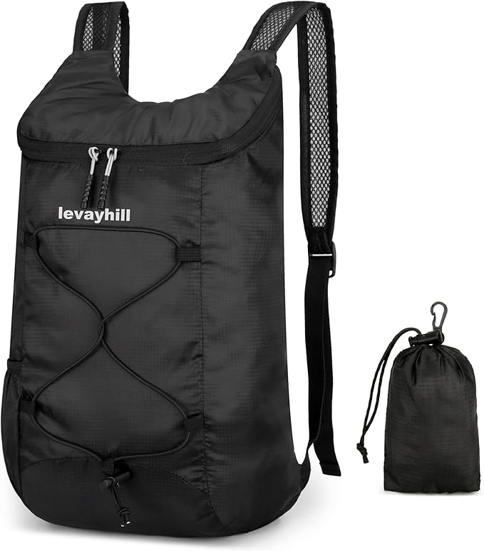 16L Lightweight Foldable Hiking-Backpack Small Packable-Daypack For Travel,Ultralight