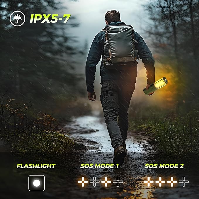 Telescopic Camping Lights Rechargeable 14000 mAh Led Multifunction Magnetic Lanterns Job Site