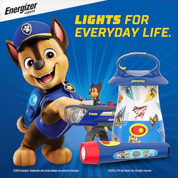 Energizer PAW Patrol Lanterns (2-Pack), Paw Patrol Toys for Boys and Girls, Great Lightweight LED