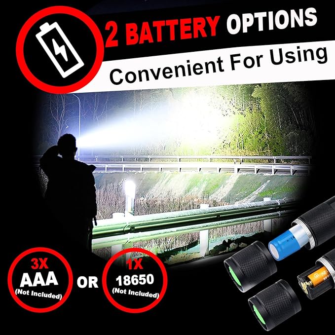 Flashlights High Lumens 6PCS, 1 Mode LED Flashlight Super Bright, Small Pocket Flashlight Bulk