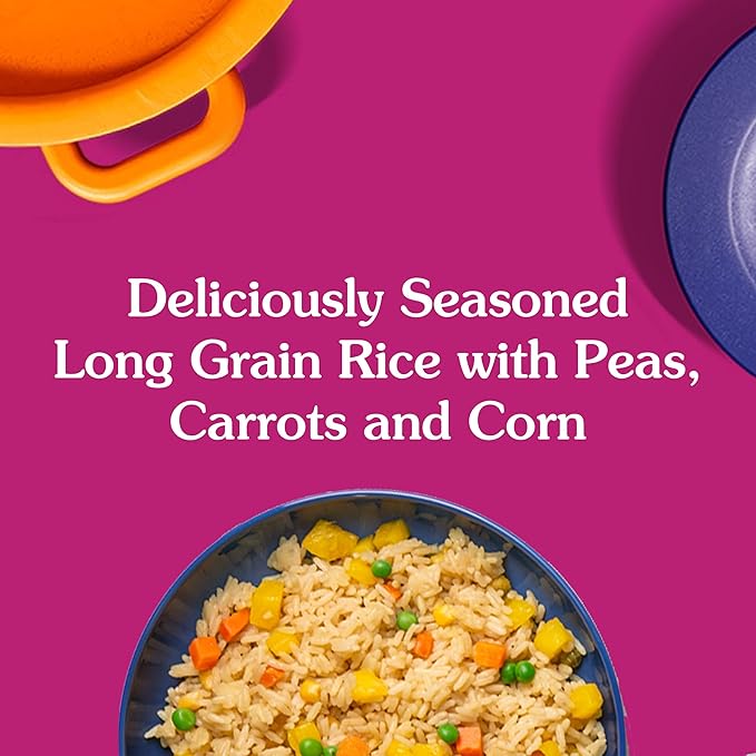BEN'S ORIGINAL Ready Rice Garden Vegetable Flavored Rice, Easy Dinner Side, 8.8 oz Pouch (Pack of