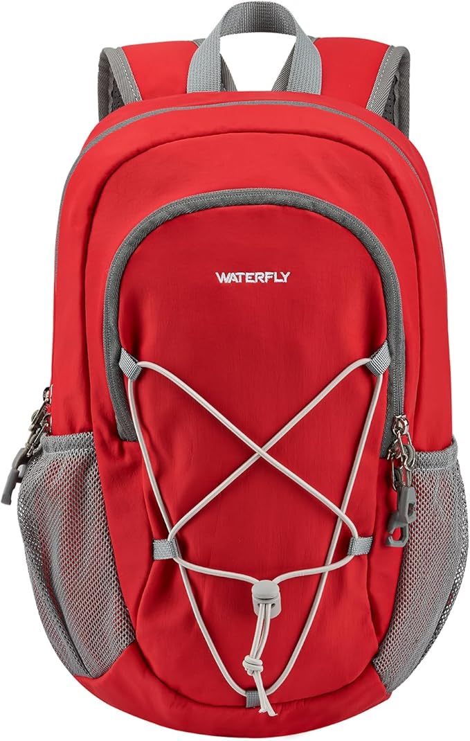 WATERFLY 12L Small Hiking Backpack: Day Pack Lightweight Travel Bag Camping Fitness Cycling Outdoor