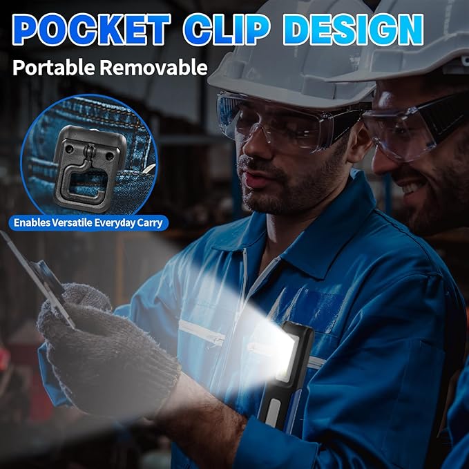 Work Light, 1000 Lumens Bright LED Work Lights, Rechargeable Work Light for Mechanics Portable&