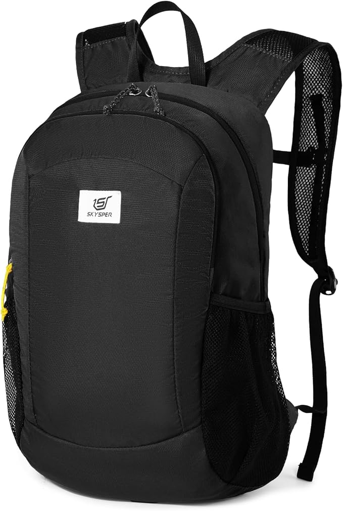 SKYSPER 16L Hiking Backpack Lightweight Small for Women Men, Foldable Packable Daypack - Travel