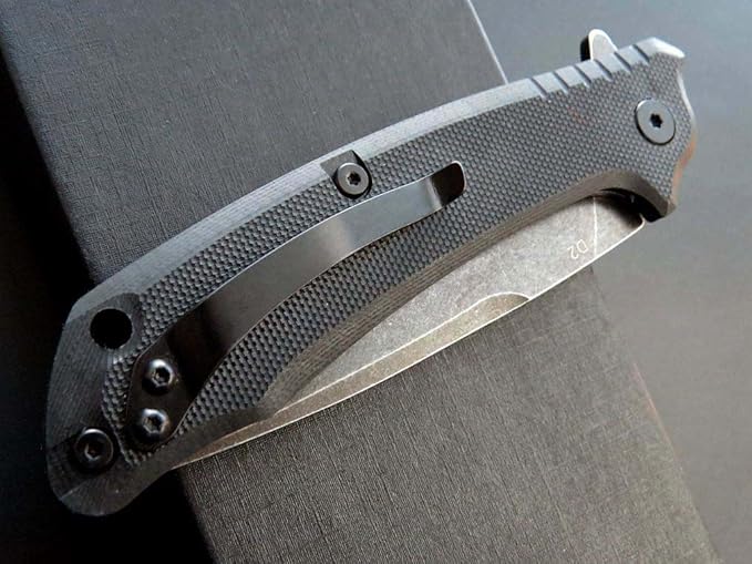 Eafengrow EF223 Folding Knife D2 Blade with G10 Handle Multi Pocket Knife Survival Outdoor Camping