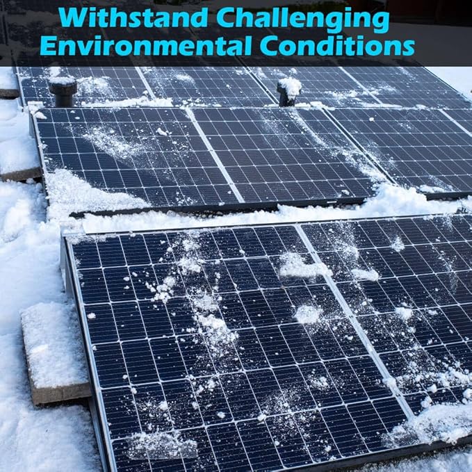 SUNGOLDPOWER 550W Solar Panel 14PCS,Monocrystalline,High Efficiency,IP68 Waterproof for Charging