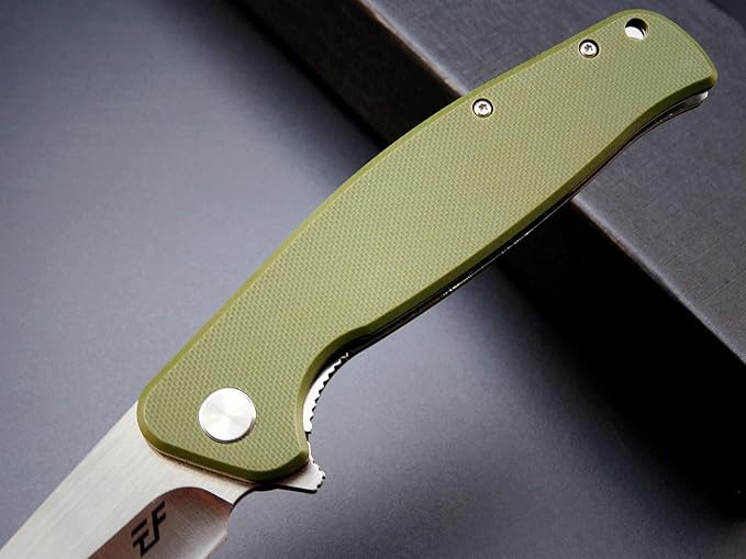 Eafengrow EF240 Folding Knife D2 Steel Blade G10 Handle EDC Tool Pocket Knives for Outdoor Working