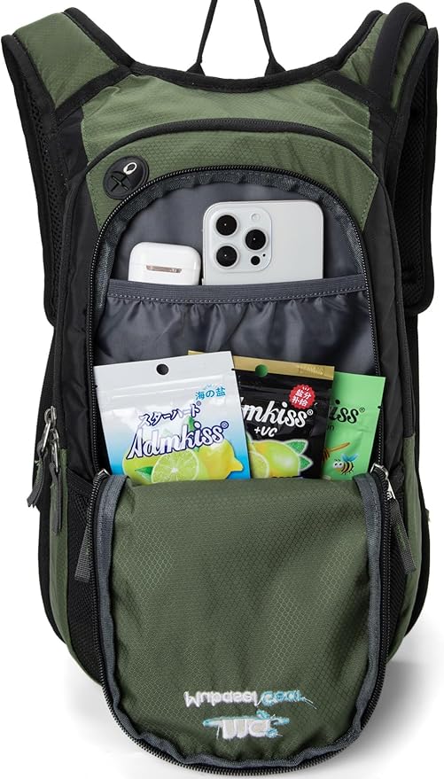 15L Insulated Hydration Backpack Pack with 2L Water Bladder Lightweight Hiking Backpack Bag for