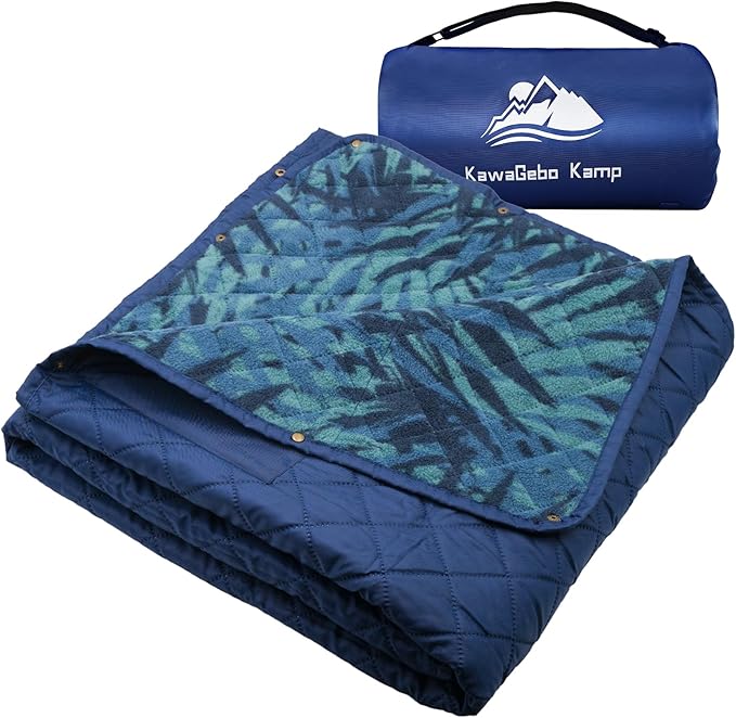 Outdoor Waterproof Blanket, Foldable Fleece Stadium Blanket for Outdoor Sports Event, Camping, Car