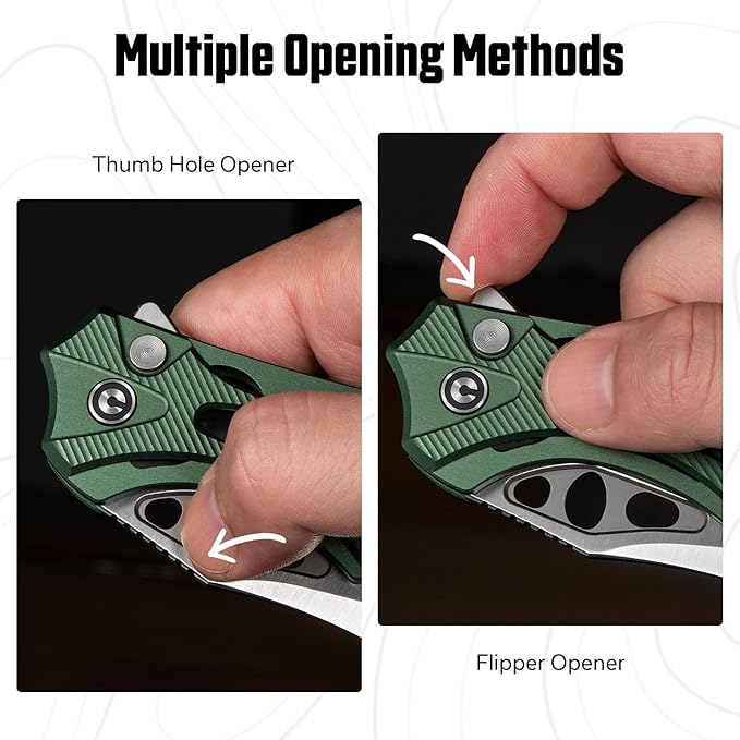 CIVIVI Biophase Pocket Folding Knife for Men, 3.48" Nitro-V Blade Aluminum Handle, Lightweight