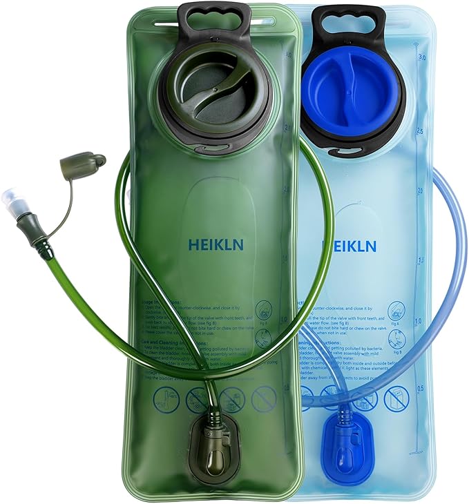 Hydration Bladder 1.5L-2L-3L,Leak Proof Water Reservoir, BPA Free Military Water Storage Bladder