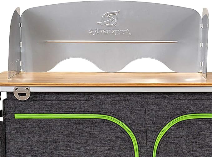 SylvanSport Outdoor Camp Kitchen for Easy Cooking, Clean Up, and Camping Meal Prep - Great for