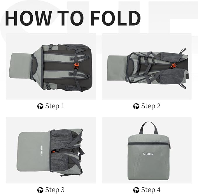 40L Hiking Backpack Lightweight Daypack Waterproof Travel Camping Backpack for Men Women Sport