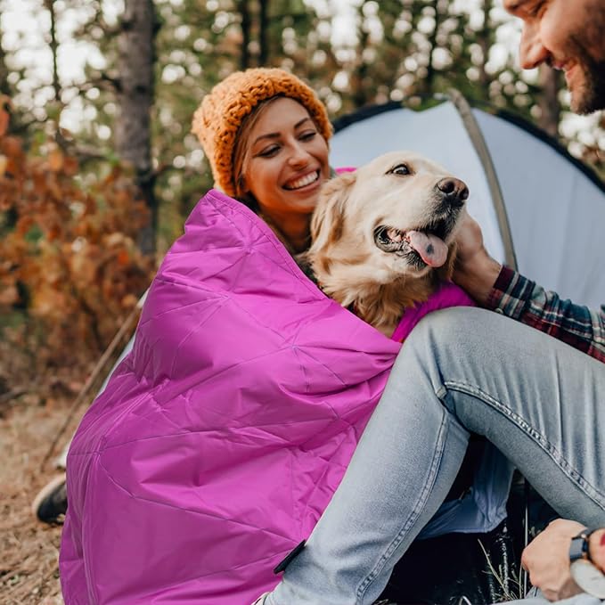 Outdoor Waterproof Blanket, Foldable Fleece Stadium Blanket for Outdoor Sports Event, Camping, Car