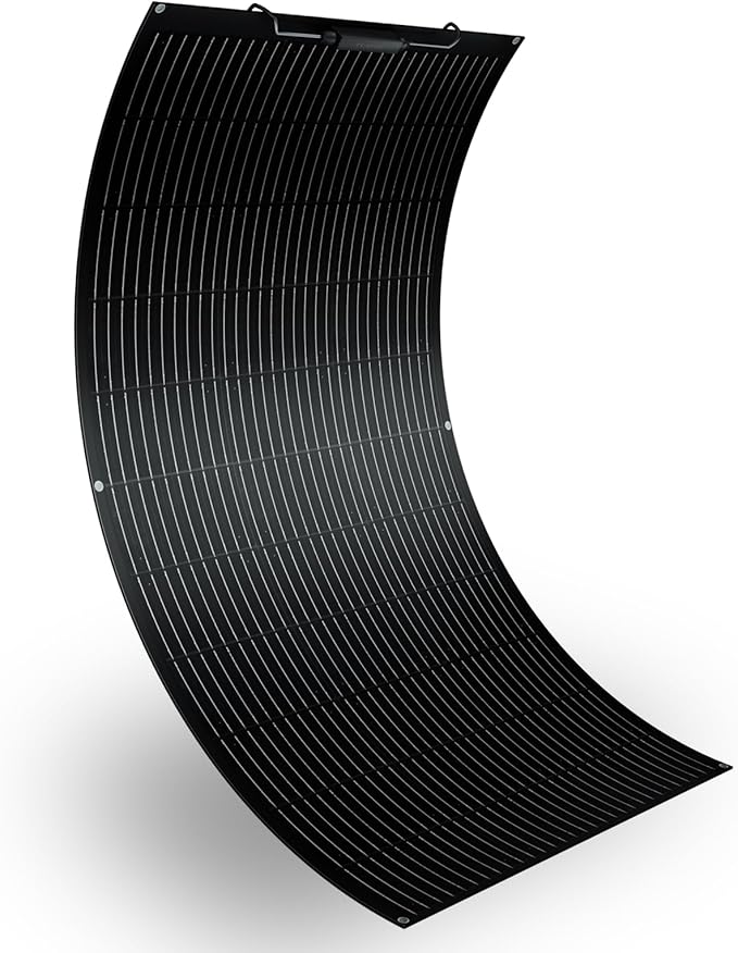 Flexible Solar Panel 100W 105W 12V Monocrystalline 250° Curvature Fiberglass High Efficiency