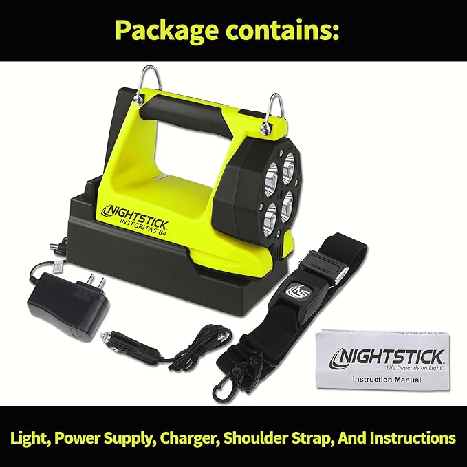 Nightstick XPR-5584GMX INTEGRITAS??4 Intrinsically Safe Rechargeable Lantern w/Magnetic Pad