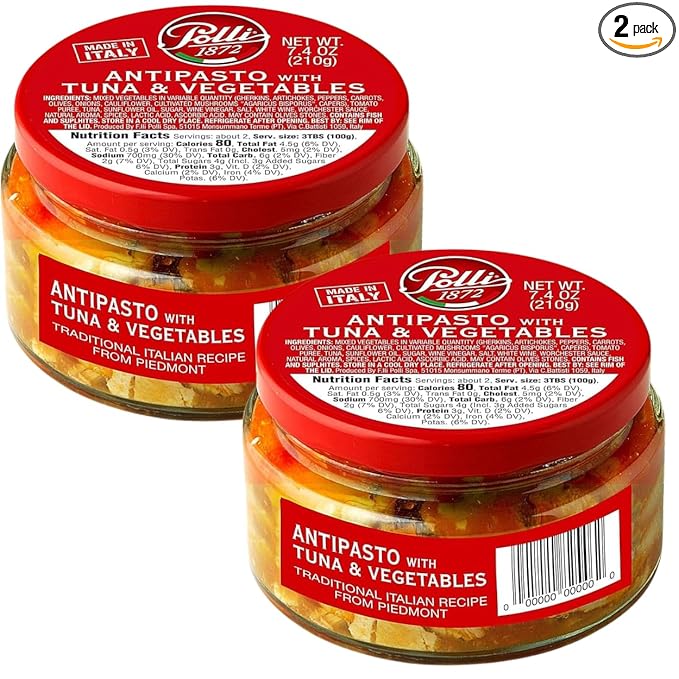 Polli Antipasto With Tuna And Vegetables | Traditional Italian Recipe From Piedmont | Made In Italy