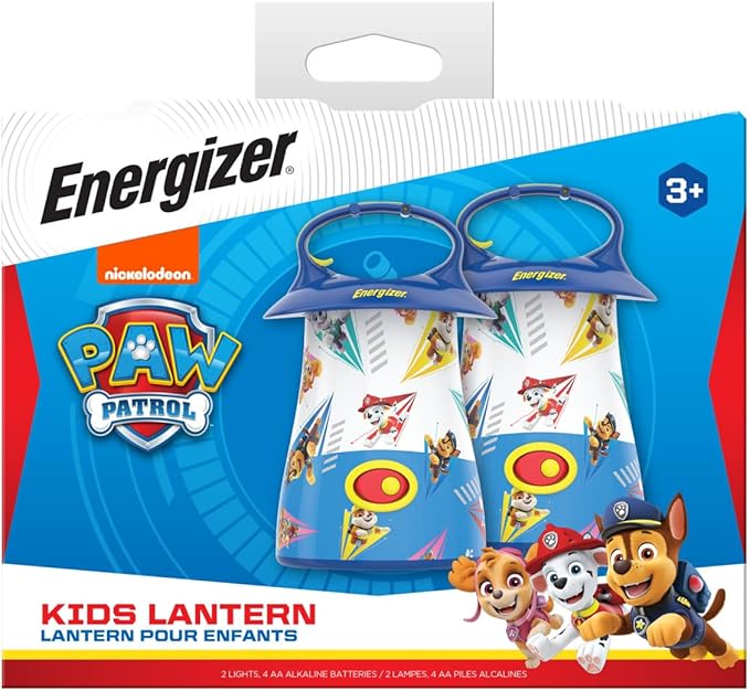 Energizer PAW Patrol Lanterns (2-Pack), Paw Patrol Toys for Boys and Girls, Great Lightweight LED