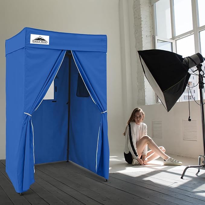 EAGLE PEAK Flex Compact 4x4 Pop-up Canopy Changing Room, Portable Privacy Dressing Room for Indoor
