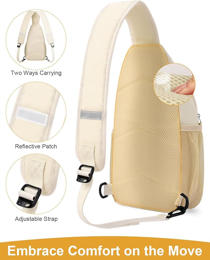 Crossbody Bags for Women Man Waterproof Sling Bag Backpack Trendy Casual Cross Body Bag with