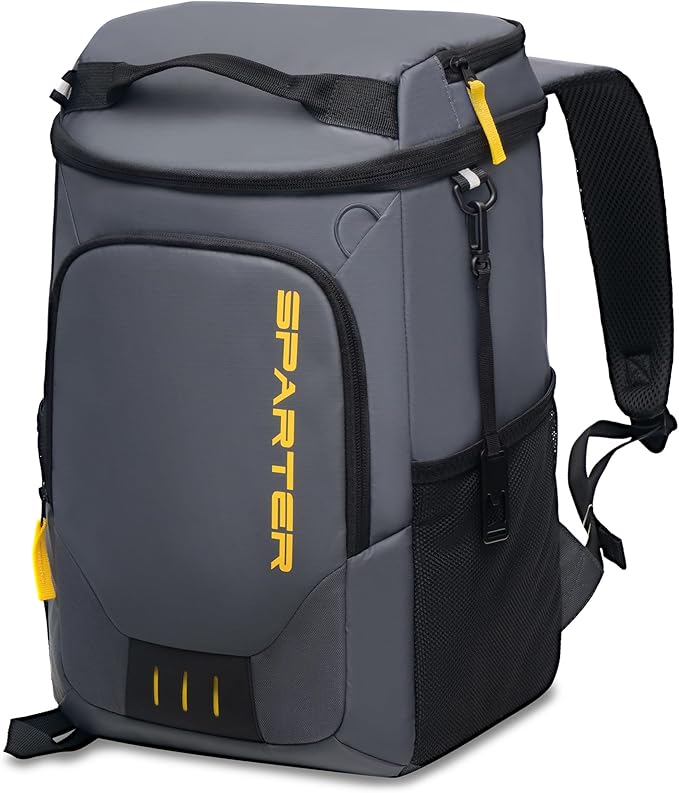 SPARTER Backpack Cooler Insulated Leak Proof 33/49 Cans, 2 Insulated Compartments Thermal Bag