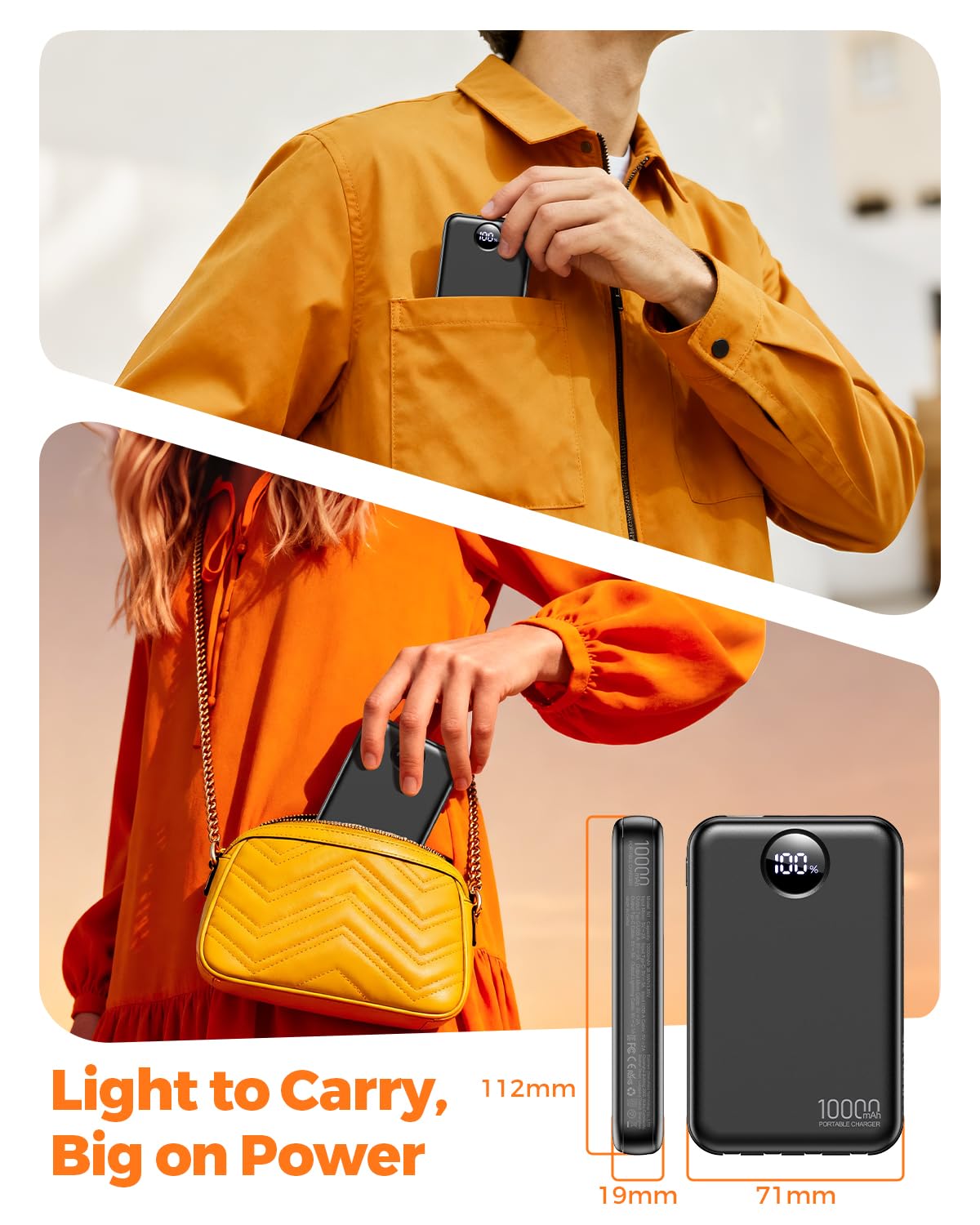 Zmmyuluo Portable Power Bank - 10000mAh - product view 3