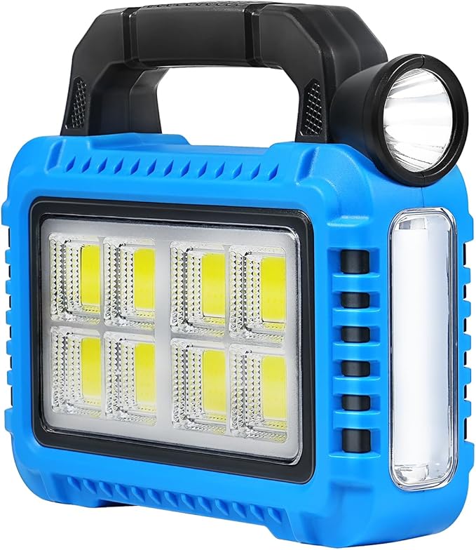 Lantern Camping Essentials Accessories Gear Solar Lights, LED Flashlight for Power Outages