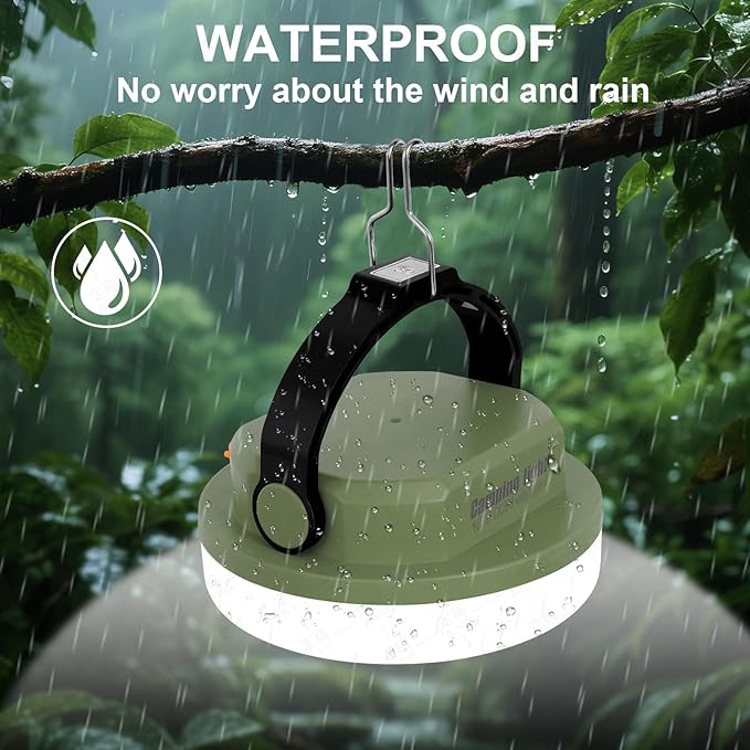 Outdoor Camping lamp Rechargeable lamp, Portable Lighting lamp. Equipped with 6 Brightness