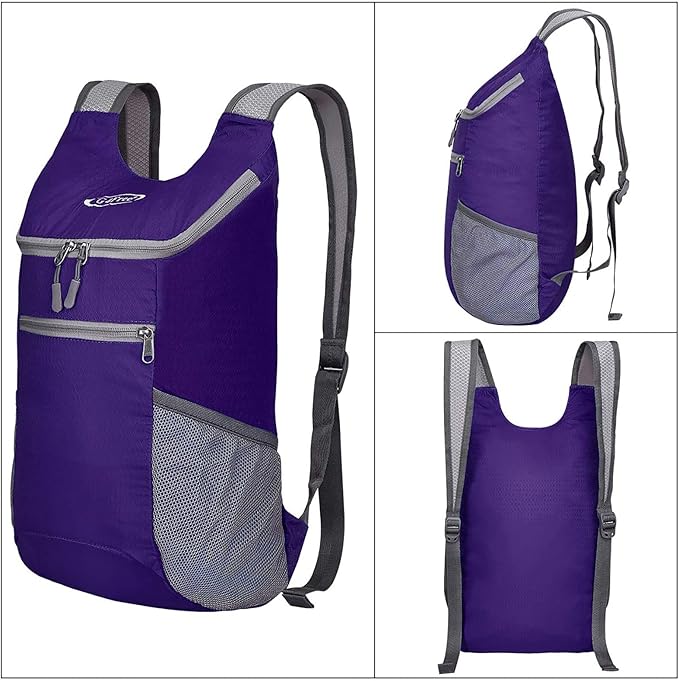 G4Free Lightweight Packable Hiking Backpack for Men Women Small Hiking Daypacks Foldable Shoulder