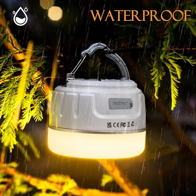 Sinvitron LED Camping Lantern Rechargeable with Remote Control - 1000LM 150H Runtime Tent Light