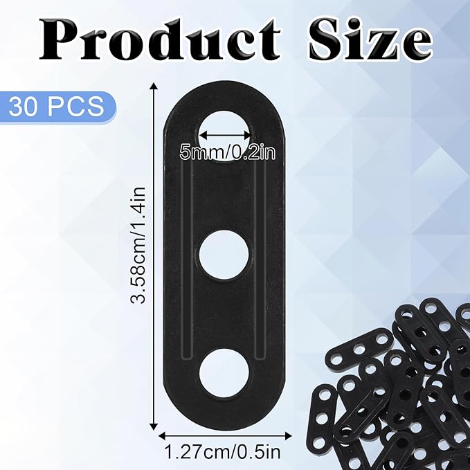 Rope Tightener, 30 PCS Tent Rope Tensioners Plastic Cord Tensioners Tent Wind Ropes Buckle
