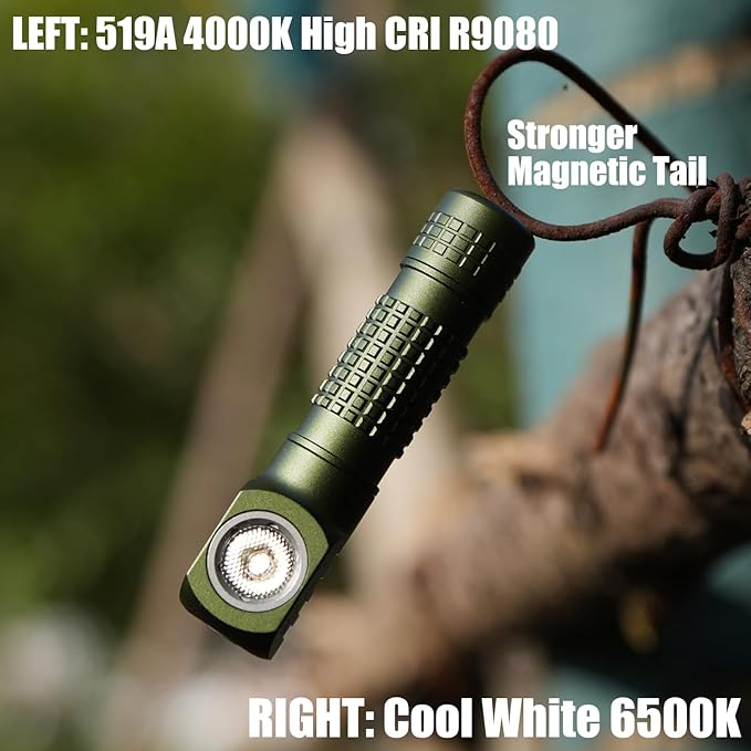 Manker E02III Everyday-Carry Flashlight, USB-c Rechargeable 10440 / AAA Flashlight, Pocket EDC