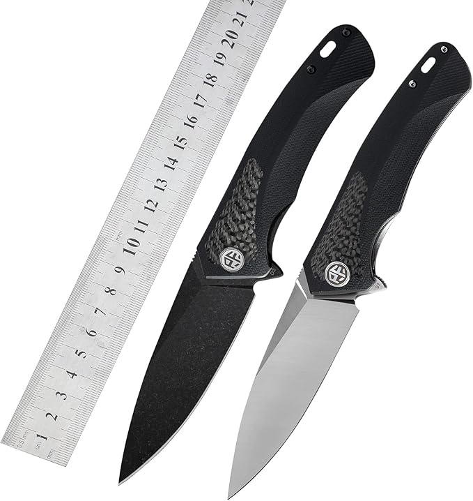 Petrified fish PF838 3.74" D2 steel folding knife outdoor tactical pocket knives G10 handle camping