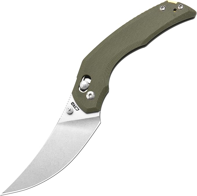 CJRB Nanner Pocket Knife with 3.23" AR-RPM9 Steel Blade, Pocket Knife with G10 Handle for Men