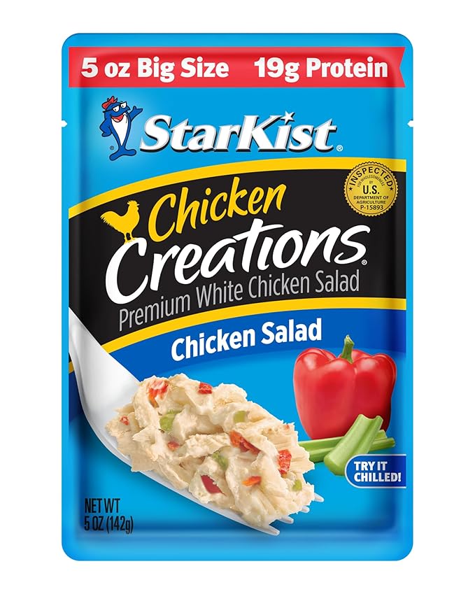 StarKist Chicken Creations "Big Size" Chicken Salad, 5 oz Pouch (1 Pack) Ready to Eat Premium White