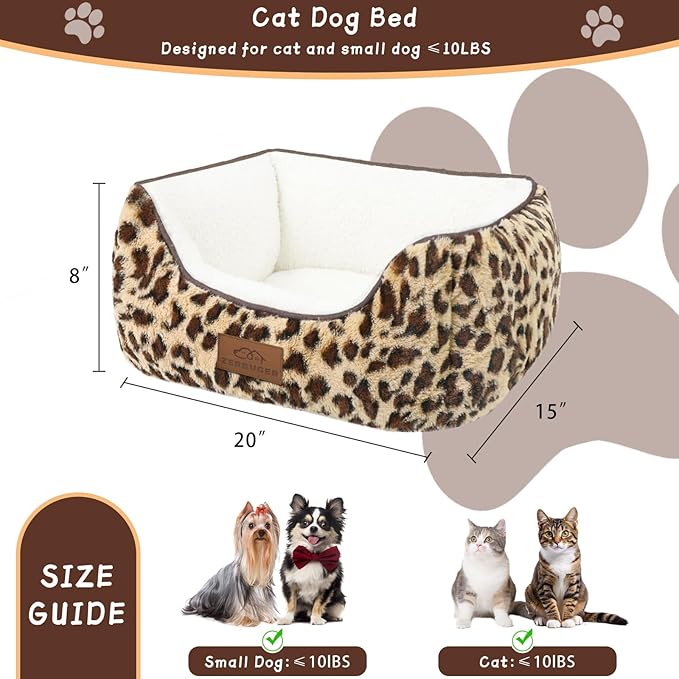 Rectangle Cat Dog Bed for Large Medium Small Pets Indoor Outdoor Machine Washable Sleeping Sofa
