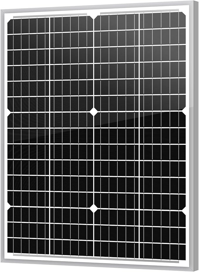 Newpowa 10BB 35W 12V Solar Panel High-Efficiency Monocrystalline PV Module Designed for Off Grid