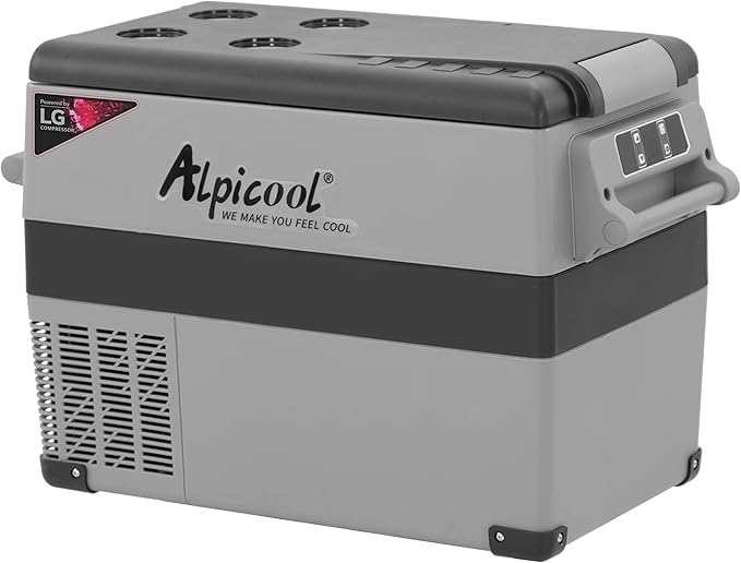 Alpicool LGCF45 Portable Refrigerator 12 Volt Car Freezer 42 Quart Mini Fridge Freezer (-4℉~68℉)