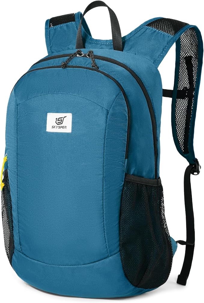 SKYSPER 16L Hiking Backpack Lightweight Small for Women Men, Foldable Packable Daypack - Travel