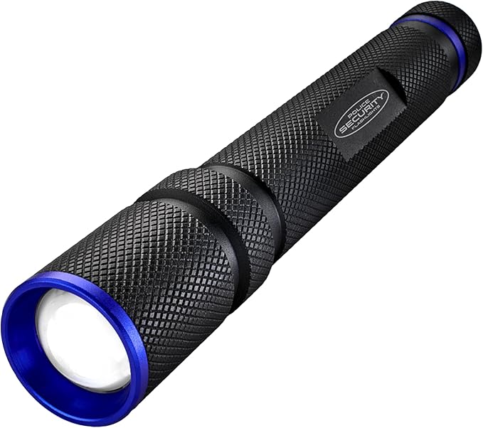 Police Security | Pentacle Flashlight | Ultra Bright and Ultra Lightweight | Slide Focus
