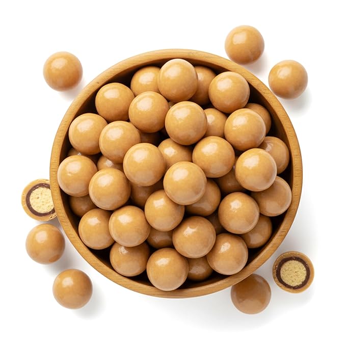 NY Spice Shop Peanut Butter Chocolate Malt Balls Party Decorations - 3 Pound Malted Milk Ball Candy