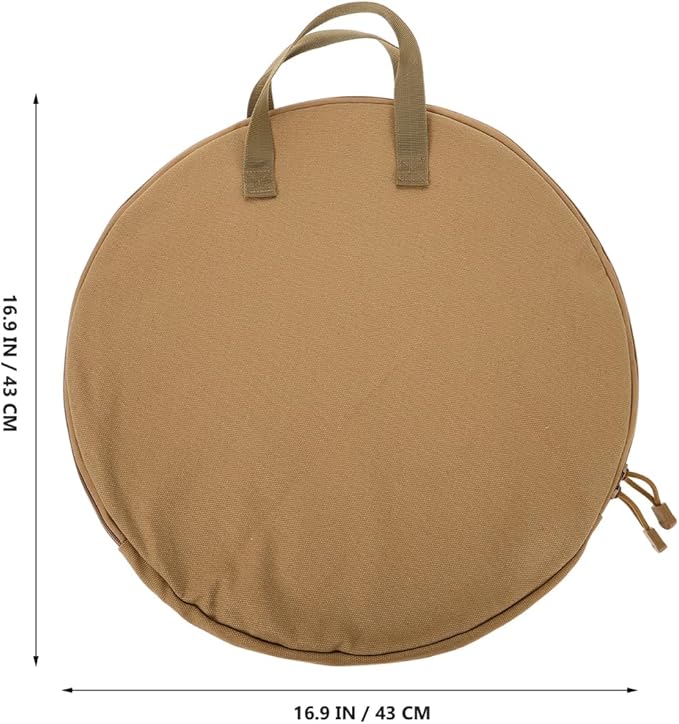 Garneck Outdoor Cast Iron Skillet Storage Bag Portable Frying Pan Pouch for Camp Cooking Convenient