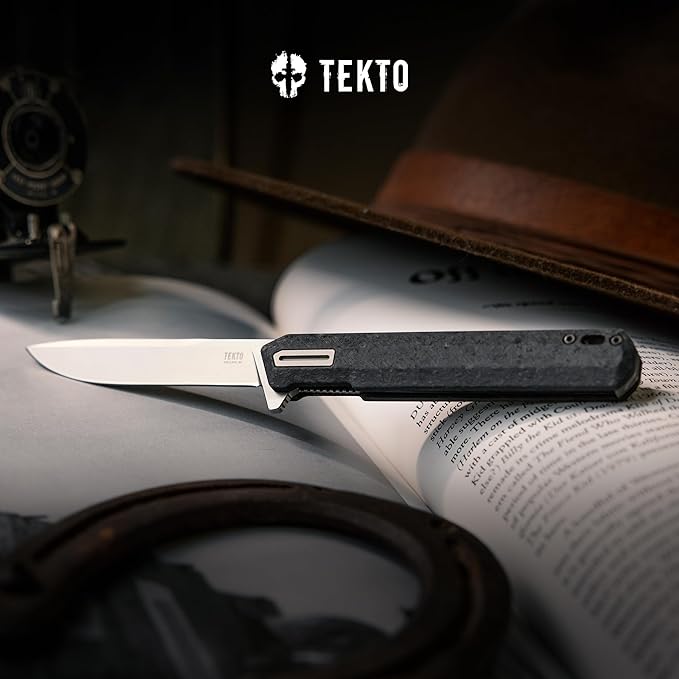 F2 Bravo Folding Knife Pocket - D2 Steel Blade, Ceramic Ball Bearings - EDC - Snap, Swift Flip