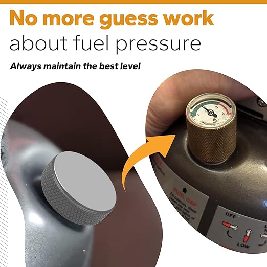 Lantern Pressure Gauge for Coleman Camping Stove – Monitor Furnace Pressure, Compatible with